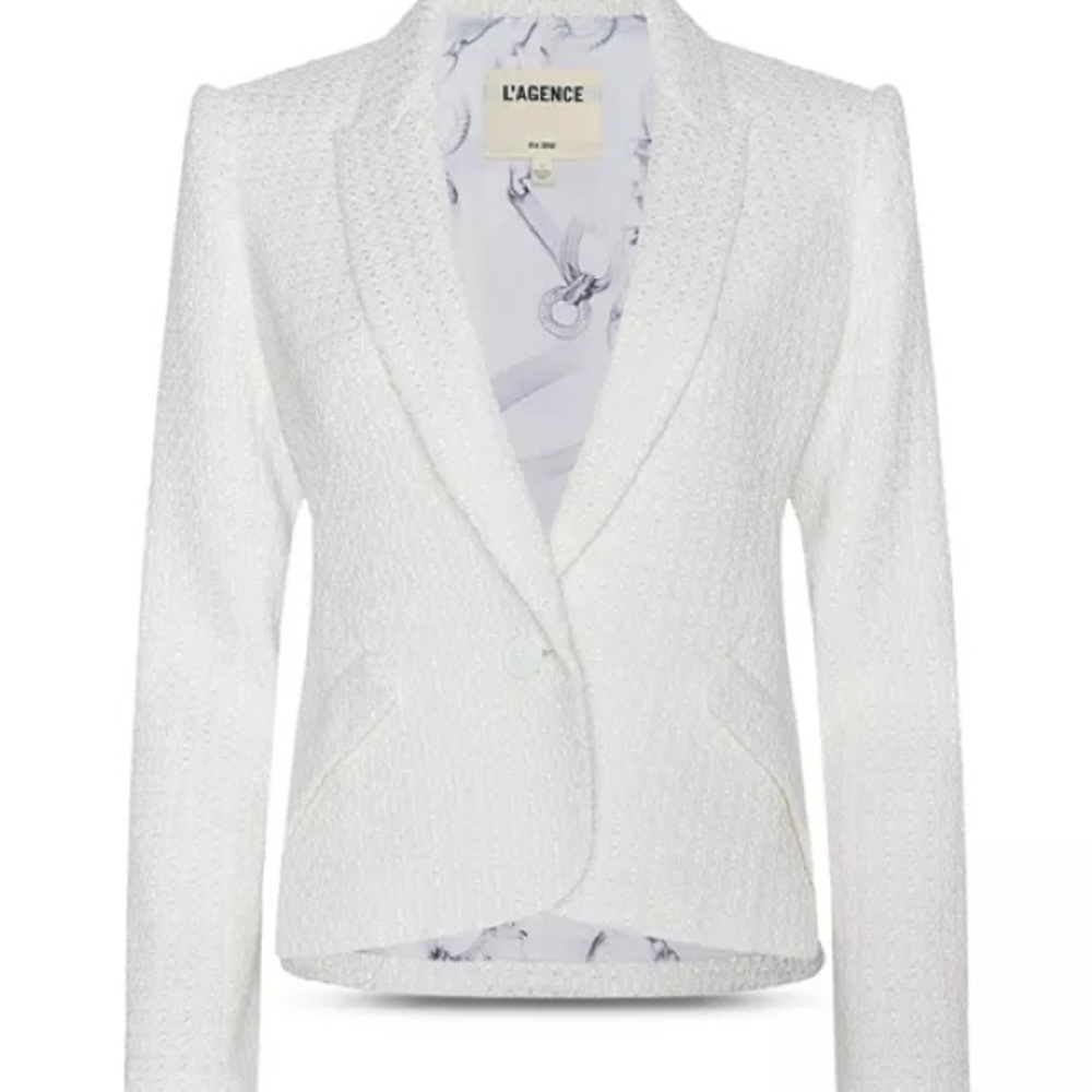 Women’s L’AGENCE Jennah Tweed Blazer